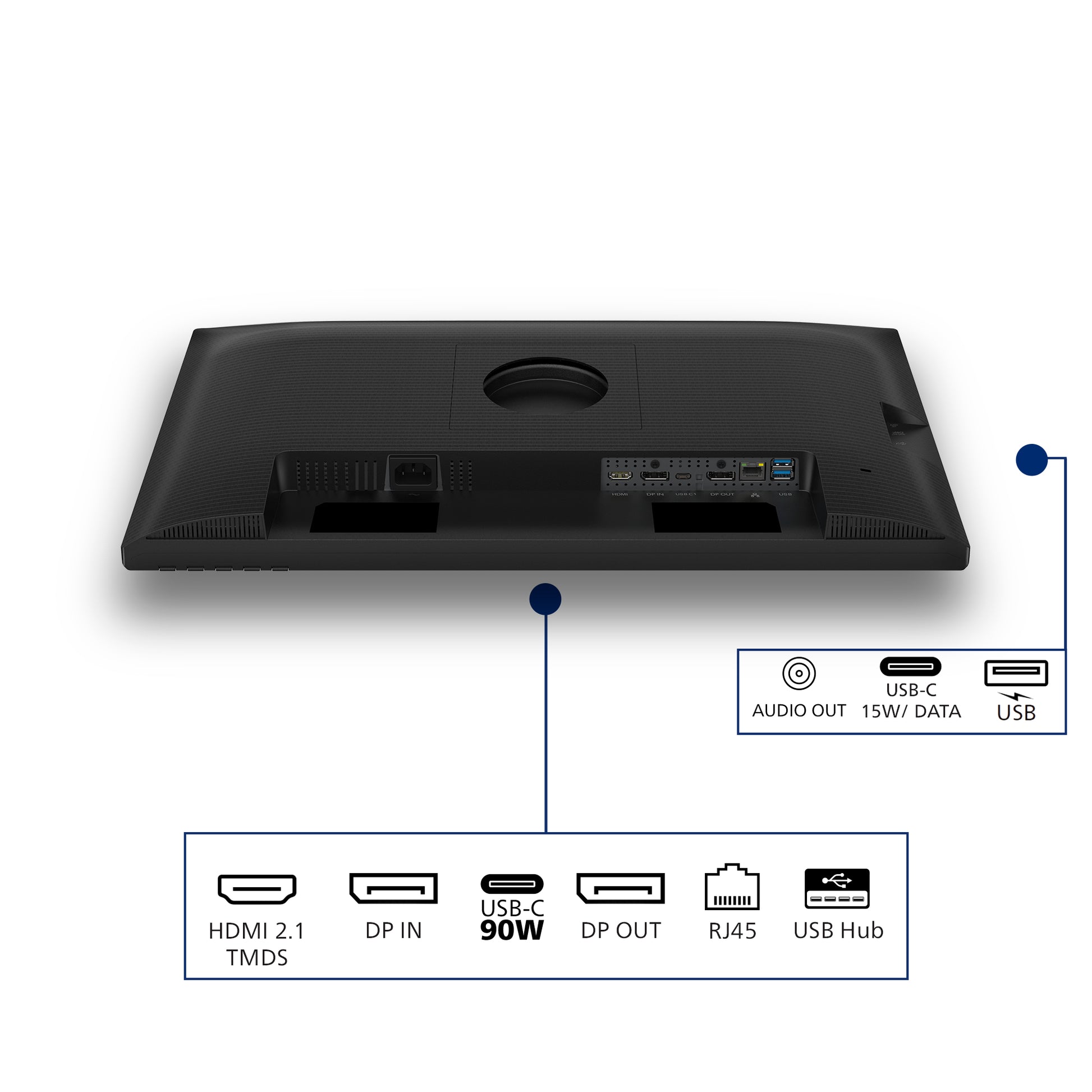 Philips 24B2U3601/00 – 23,8" 2560 × 1440 (WQHD) IPS 120 Hz USB-C 90 W LAN