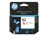 HP Tintenpatronen-Multipack 62, Cyan/Magenta/Gelb