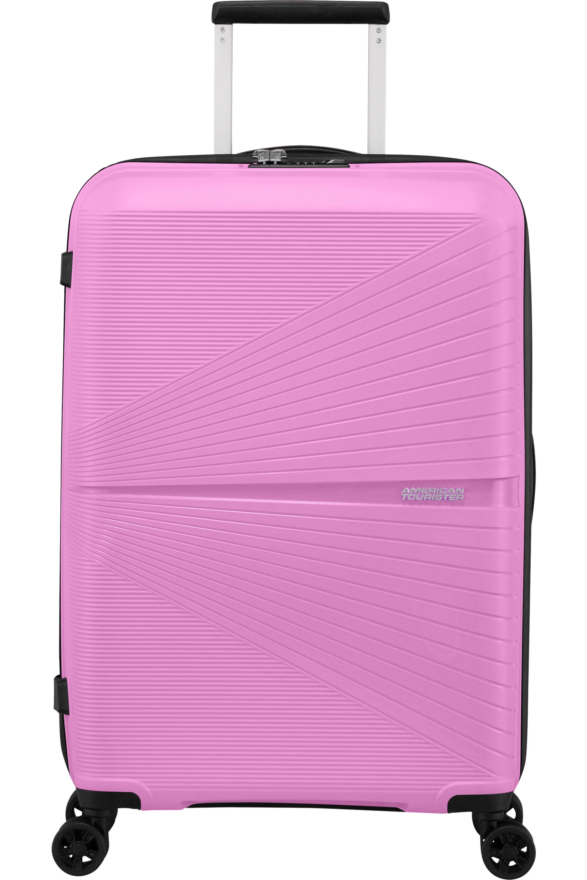 American Tourister Trolley – 67 l, Hartschale PP, 4 Doppelrollen, mit TSA, Pink Lemonade, 44,5 × 67 × 26 cm