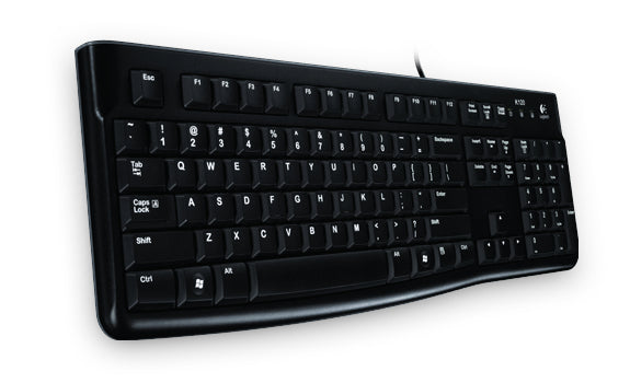 Logitech K120 für Business – Tastatur – kabelgebunden – USB-A – QWERTY (IT) – Schwarz