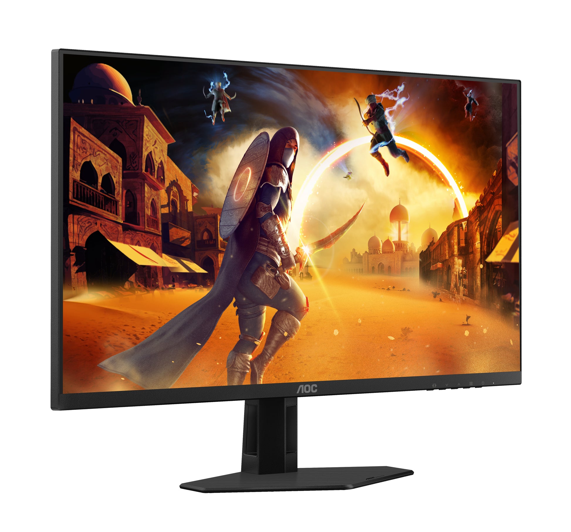 AOC 25G4SRE – Monitor, 24,5" 1920 × 1080 (Full HD), IPS, 310 Hz, G-Sync, Integrierte Lautsprecher, Rot