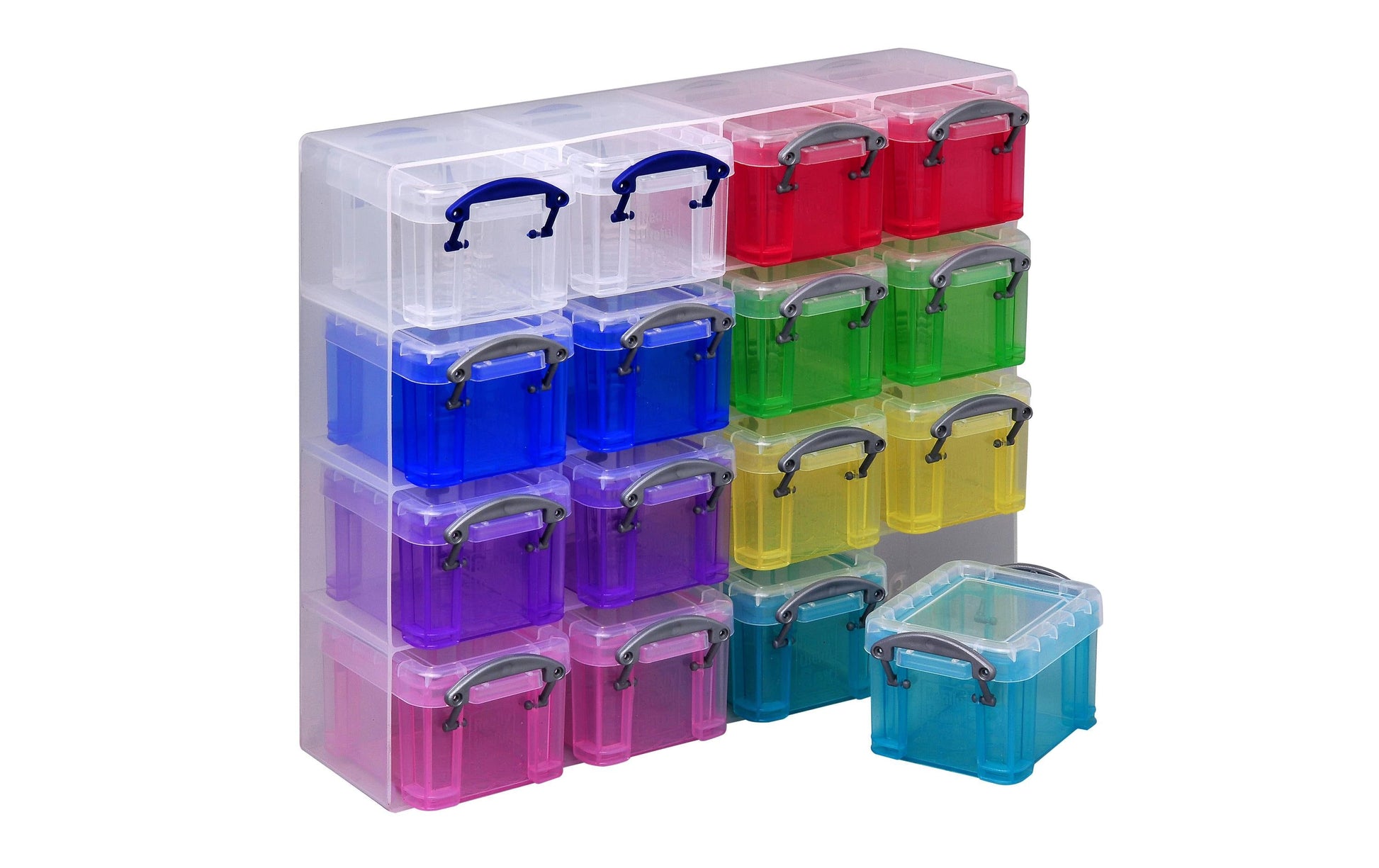 Really Useful Boxes Aufbewahrungsbox, 224 × 280 × 65 mm, Kunststoff, Mehrfarbig, 16 Schubladen