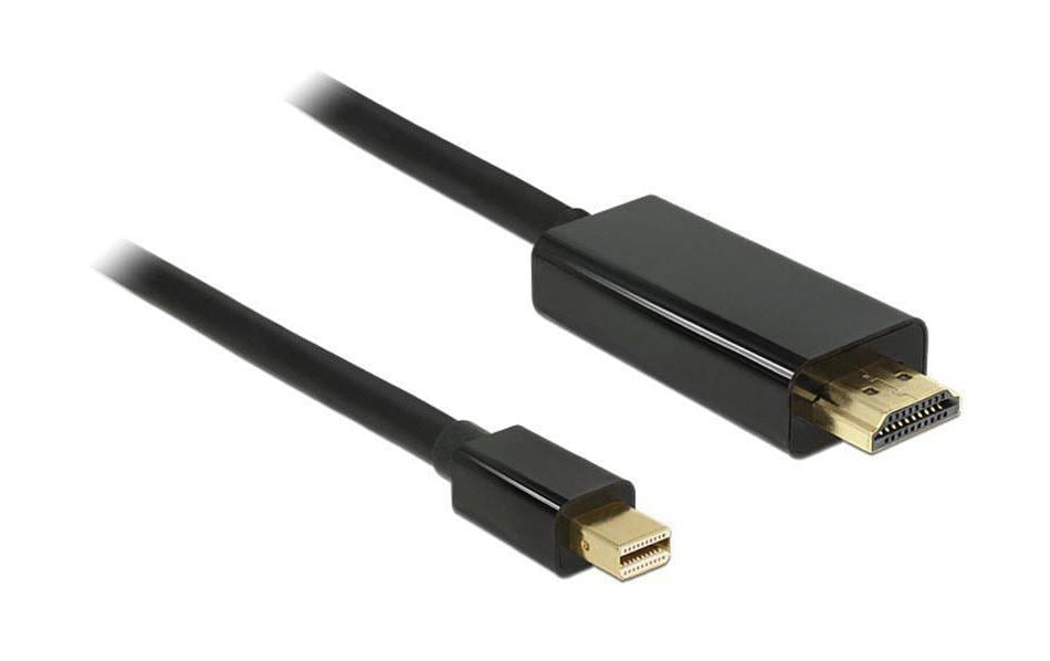 DeLOCK Mini-DisplayPort auf HDMI Kabel HDMI 1.3 1080p 60 Hz – 3 m