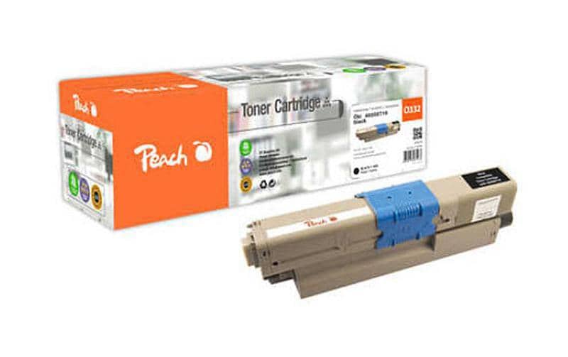 Peach 46508716 Schwarz Toner – Kompatibel – 1'500 Seiten – für OKI C 332 DN/C 332 DNw/MC 363 DN