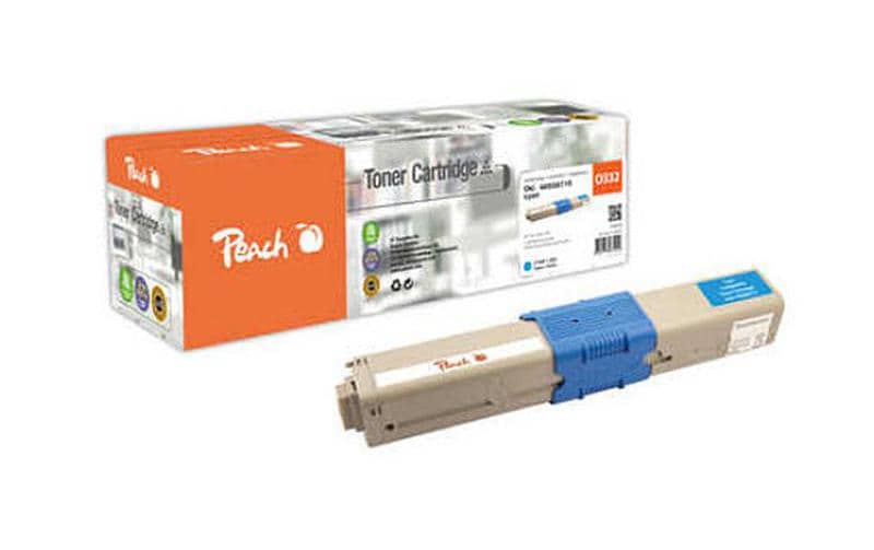 Peach 46508715 Cyan Toner – kompatibel – 1'500 Seiten – für OKI C 332 DN/C 332 DNw/MC 363 DN und andere