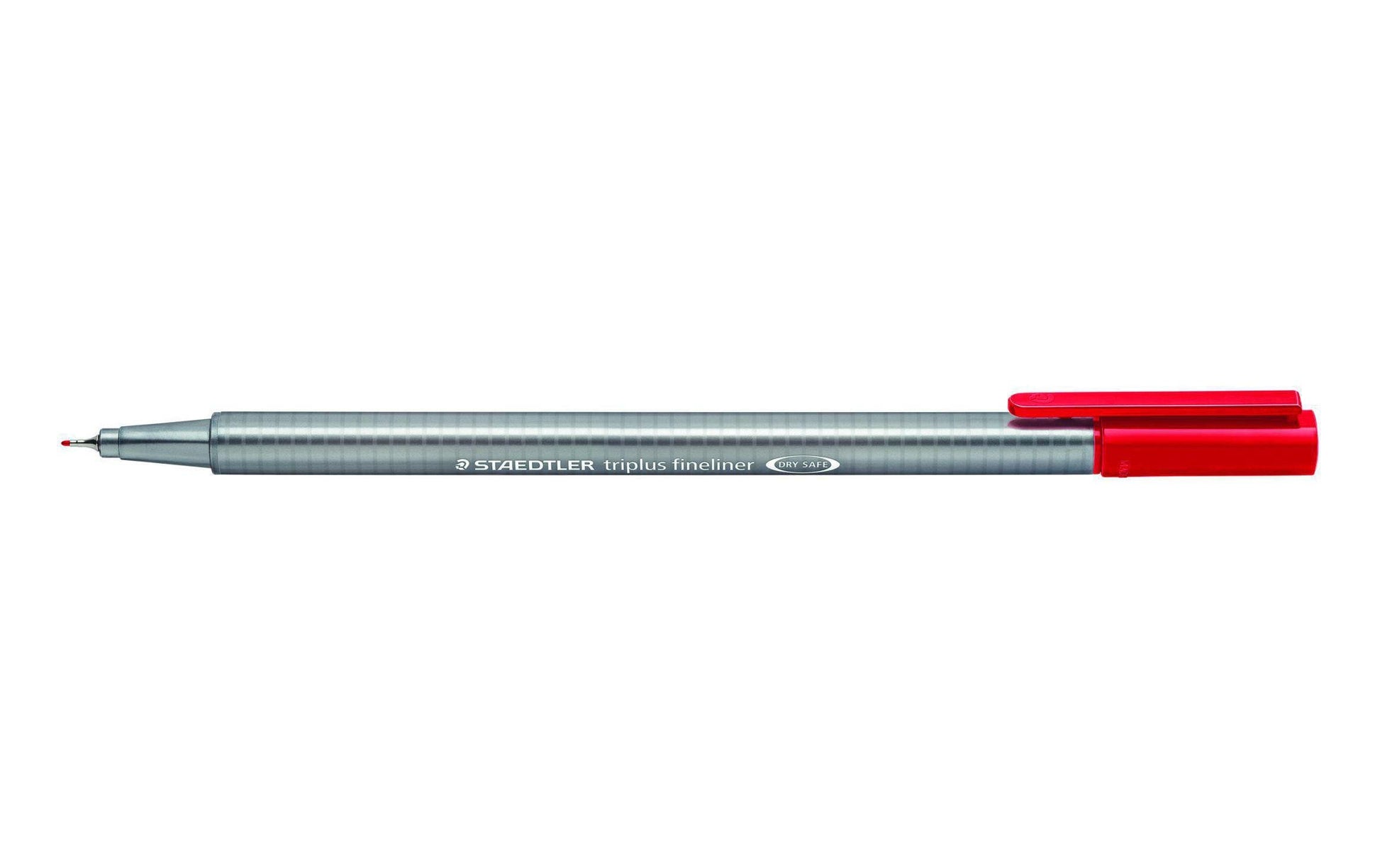 Staedtler triplus 334 Fineliner – 0,3 mm, rot, Cap-Off