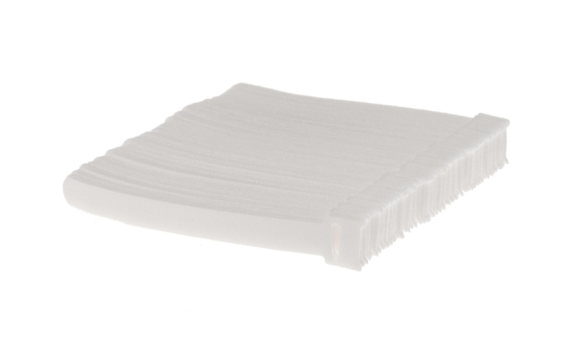 FASTECH Klettkabelbinder 150×13 mm, 100er-Pack – Weiss