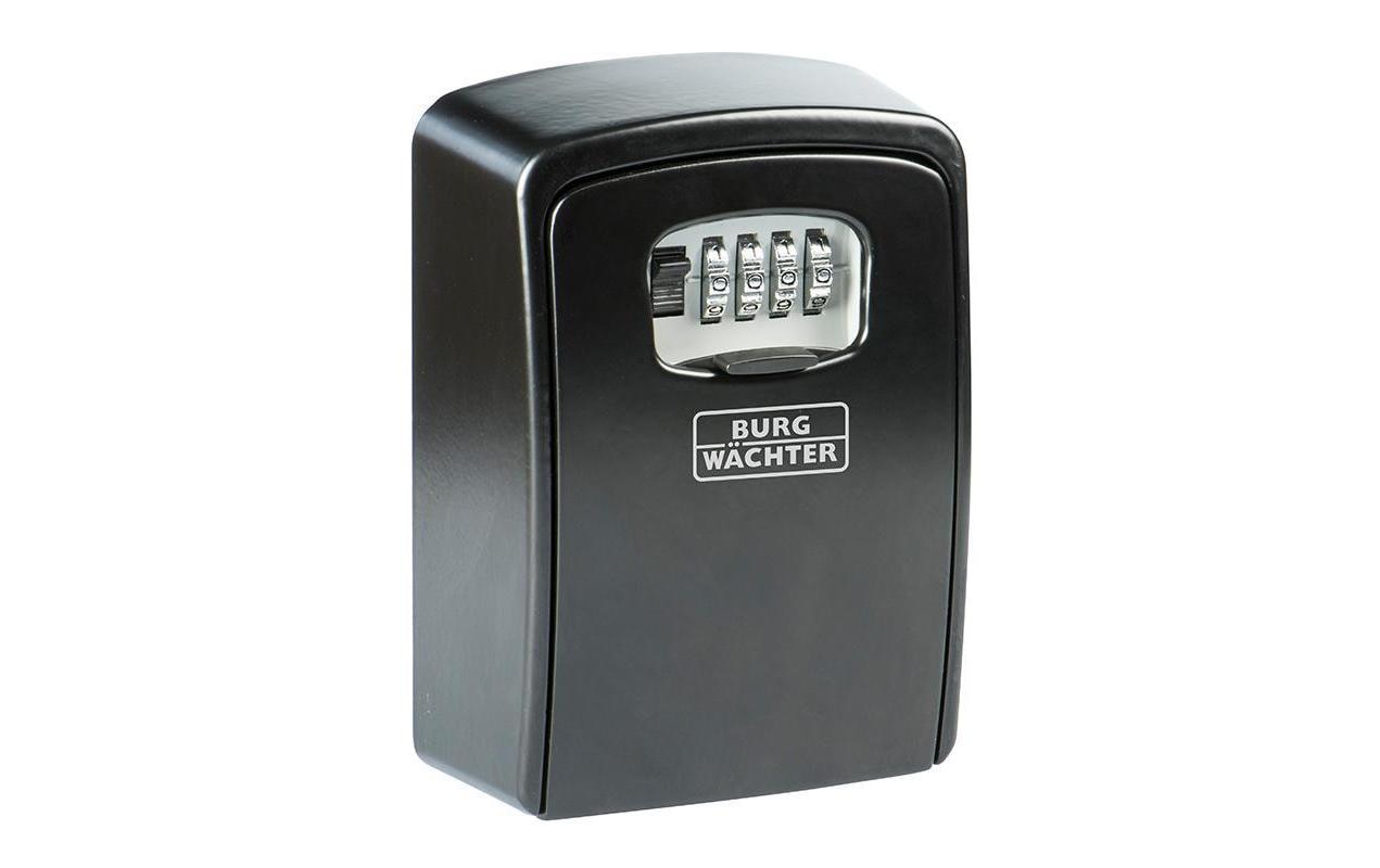 BURG-WÄCHTER Key Safe 40 SB – Schlüsseltresor, Zahlenschloss, für 1 Schlüssel, 105 × 55 × 145 mm, Schwarz