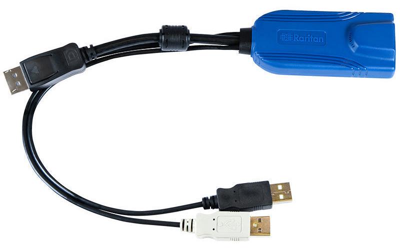 Raritan DP USB CIM – USB 2.0/DisplayPort/RJ-45, VirtualMedia (BIOS), für Dominion KX Serie