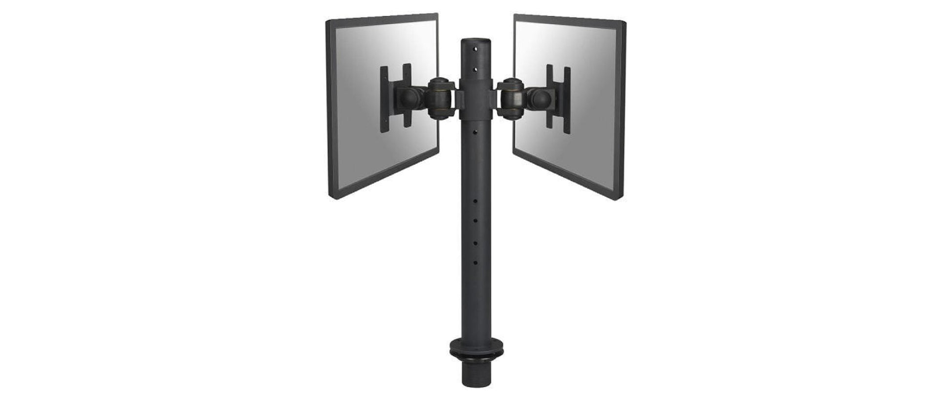 Neomounts FPMA D050 – Tischhalterung, Dual, Tischdurchführung, bis 30", VESA 75 × 75 mm, 20 kg, neigbar