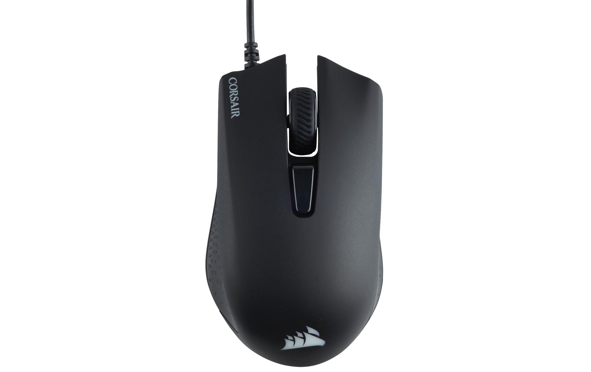 Corsair Harpoon RGB Pro – Gaming-Maus – Kabelgebunden (USB‑A), 12000 DPI, RGB-Beleuchtung, rechts, Schwarz
