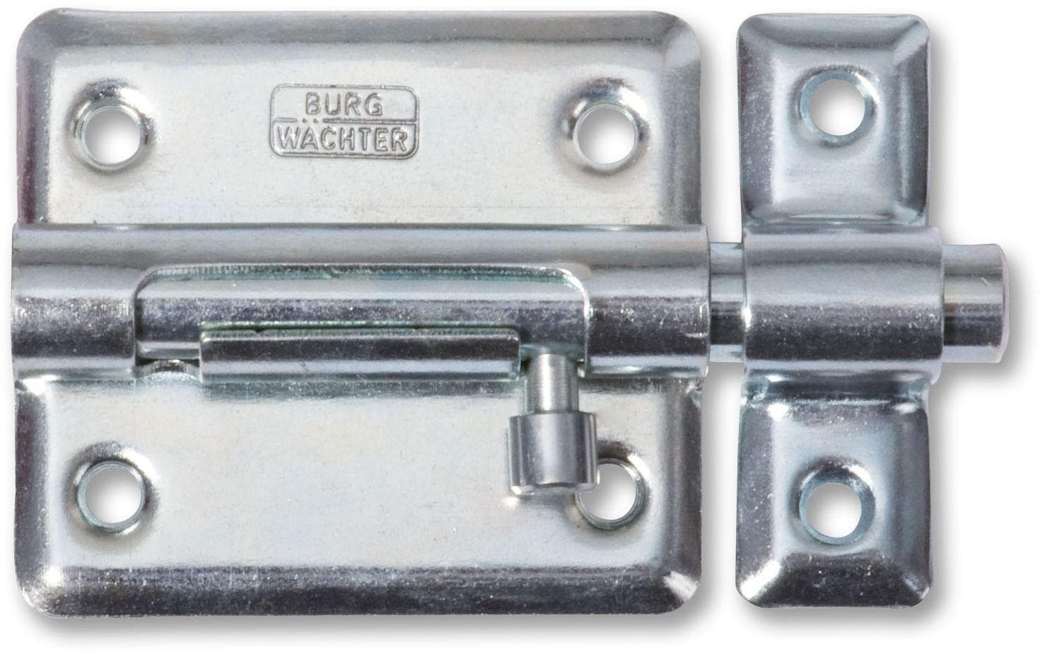 BURG-WÄCHTER Burgwächter Riegel – Edelstahl, 70×60 mm, Aussen, Silber