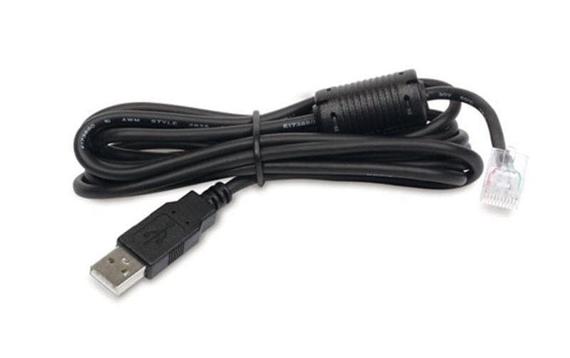 APC USB-A auf RJ45 Kabel – 1,83 m – Schwarz