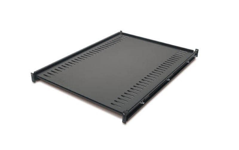 APC Rack-Regalboden 19", AR8122BLK – verstellbar – 1U – 470 × 660 × 44 mm – schwarz – Metall