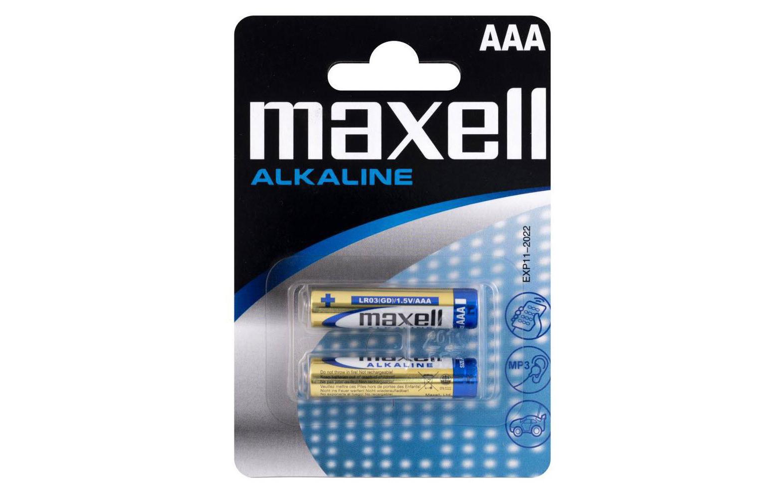 Maxell AAA Batterien, Alkaline, 1,5 V