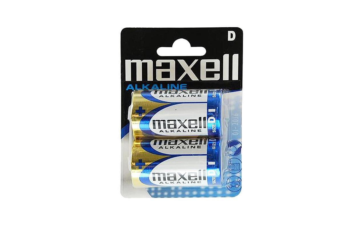 Maxell D Batterien, Alkaline, 1,5 V – 2 Stk.