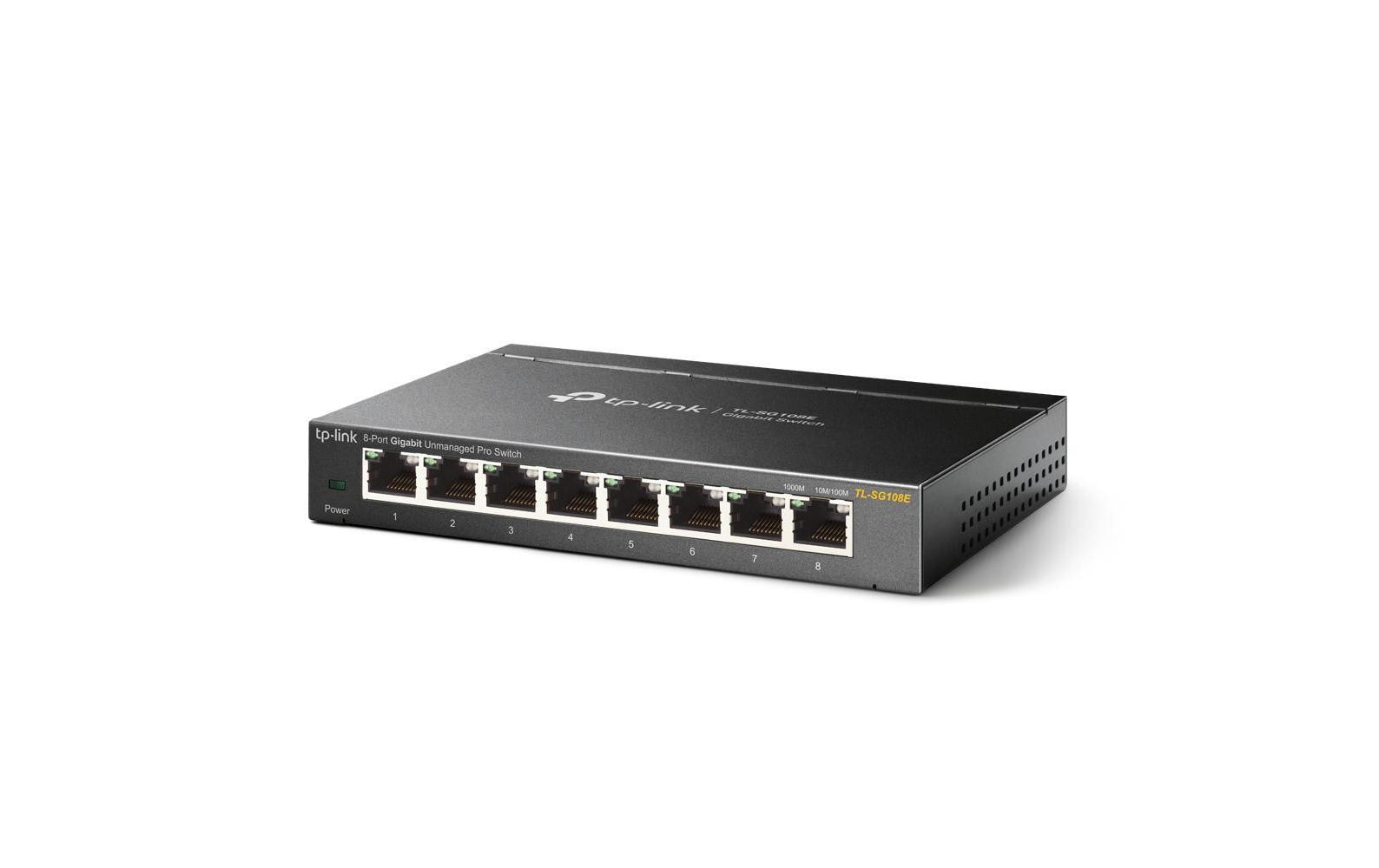 TP-Link TL-SG108E – Managed Switch – 8×GbE, L2