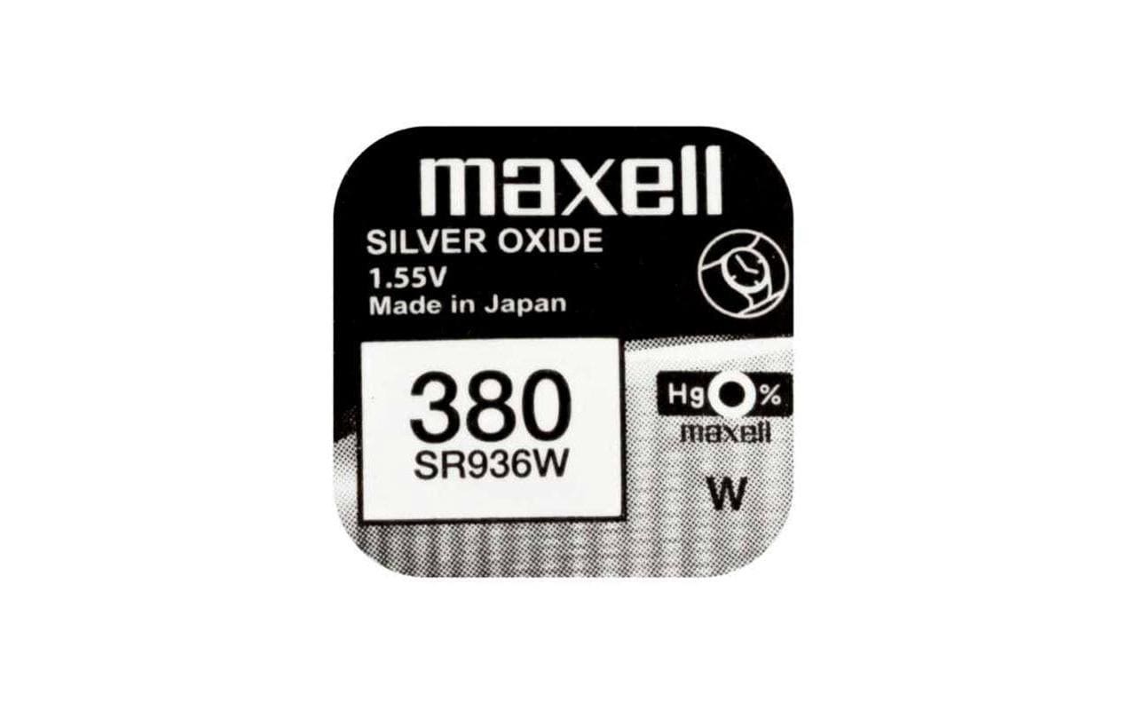 Maxell Knopfzellen SR936W, Silberoxid, 1,55 V – 10 Stk.