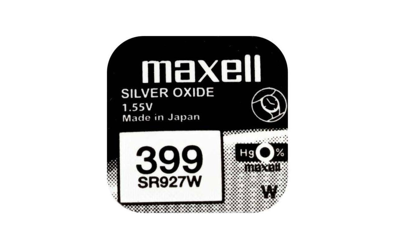 Maxell Knopfzellen SR927W, Silberoxid, 1,55 V – 10 Stk.