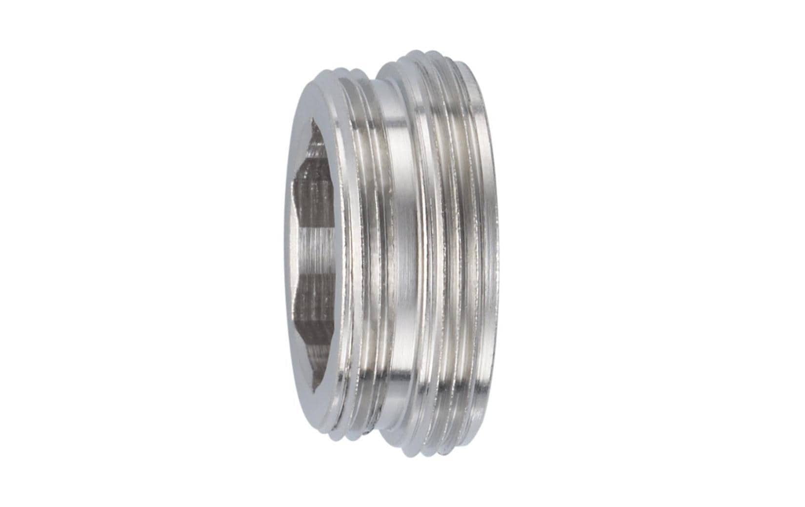 NEOPERL Armaturenreduzierstück 10 9803 98 – M22×M24, Messing vernickelt, Nickel, 5er-Set