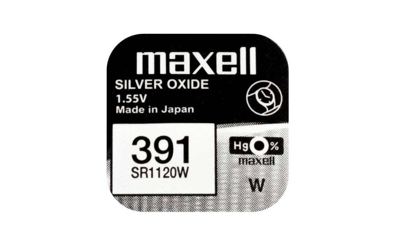 Maxell Knopfzellen SR1120W, Silberoxid, 1,55 V – 10 Stk.