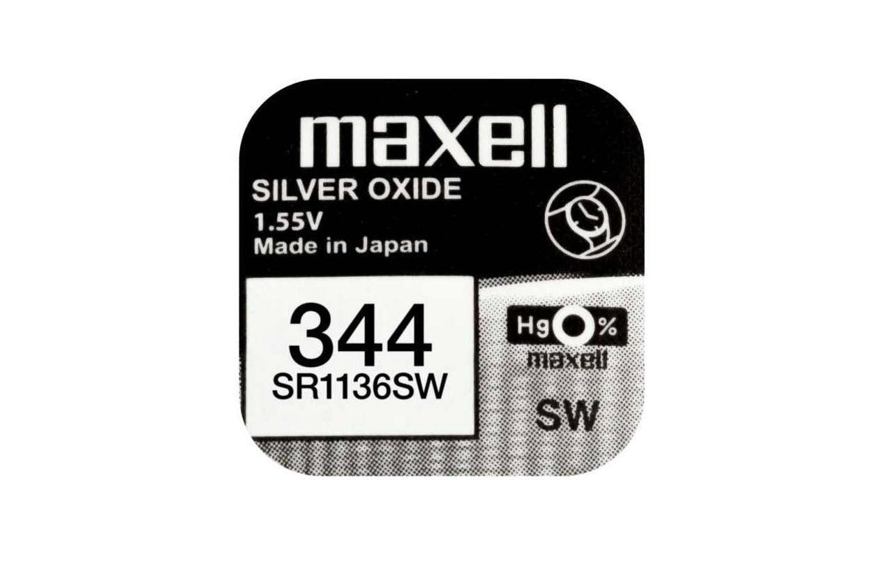 Maxell Knopfzelle SR1136SW – Silberoxid, 1,55 V – 10 Stk.