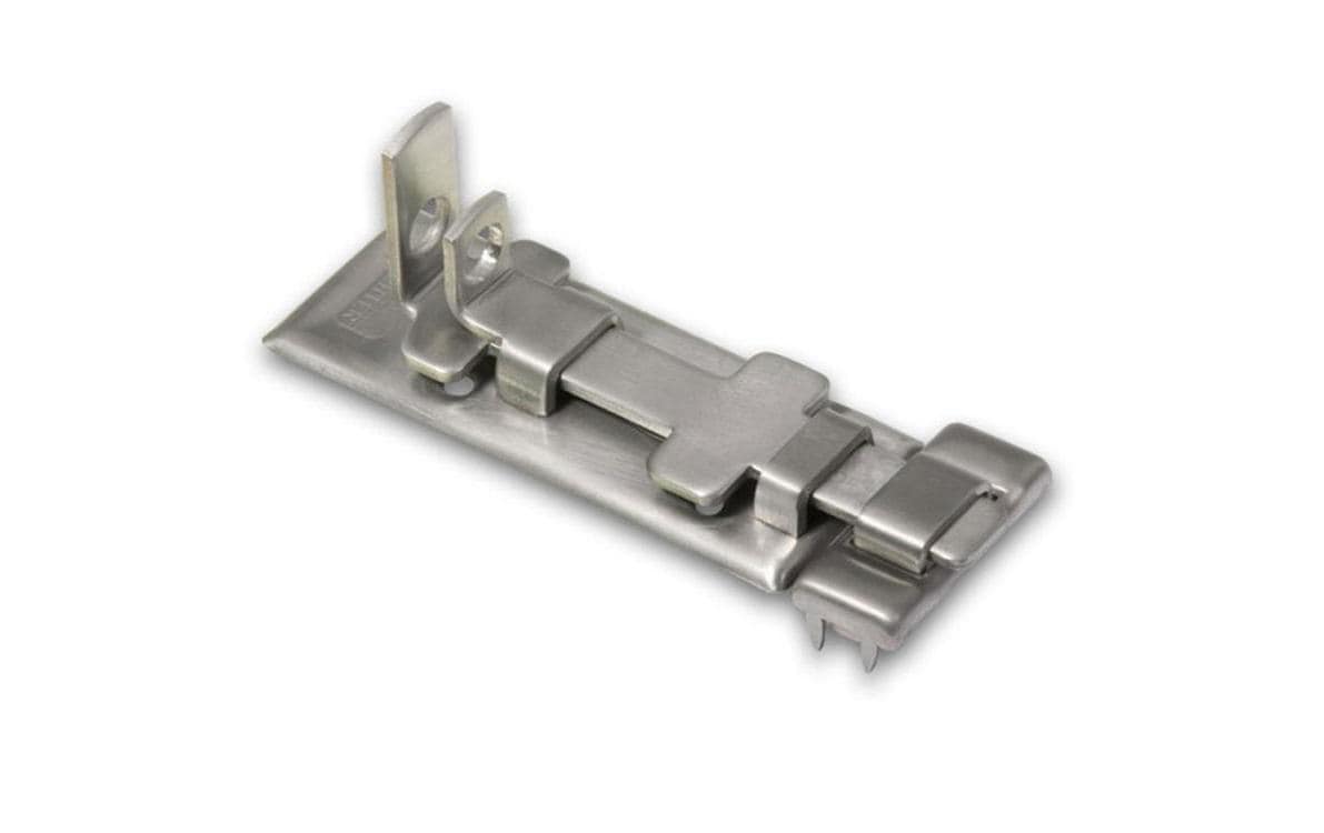 BURG-WÄCHTER R 60 Ni Schlossriegel – Edelstahl, 60×23 mm, Aussen, Silber