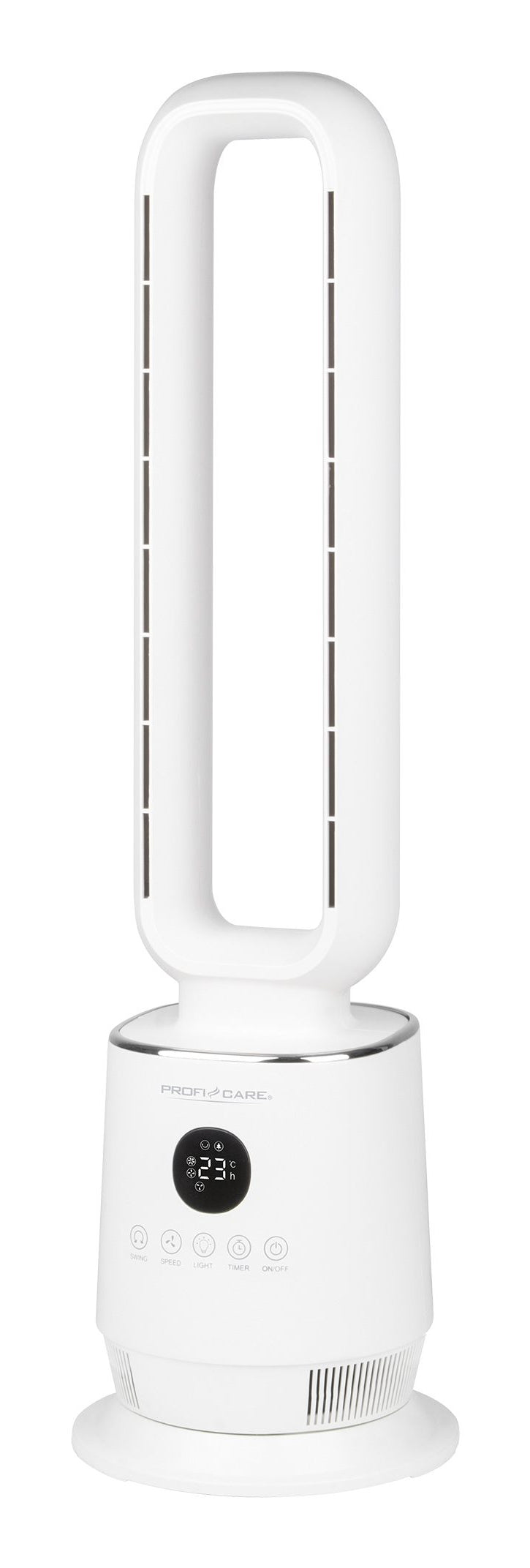 ProfiCare Turmventilator PC-TVL 3152 – 50 W, 3 Stufen, oszillierend, Timer, Fernbedienung, Weiss