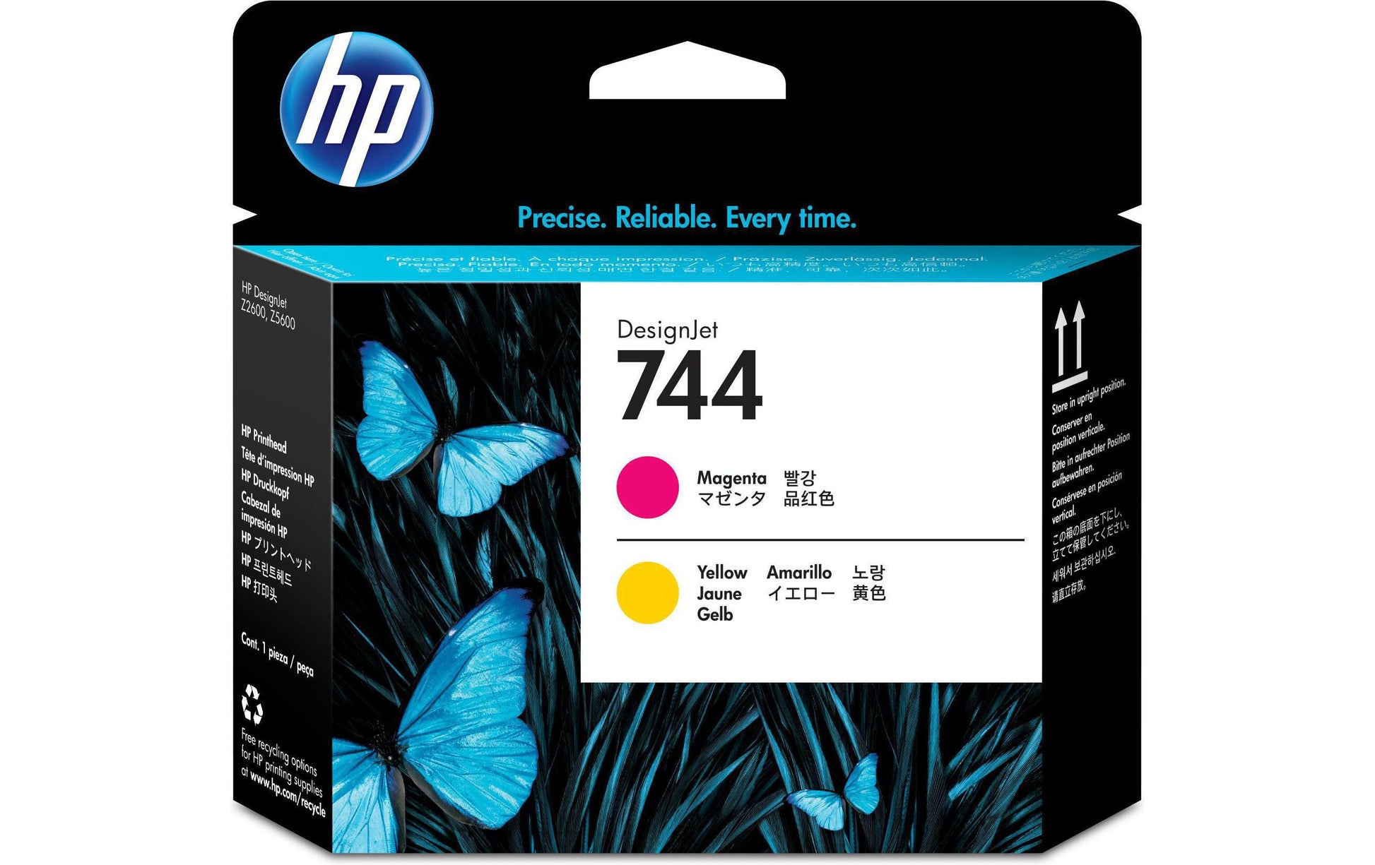 HP Druckkopf Nr. 744 (F9J87A) – Magenta/Gelb – für HP DesignJet Z5600