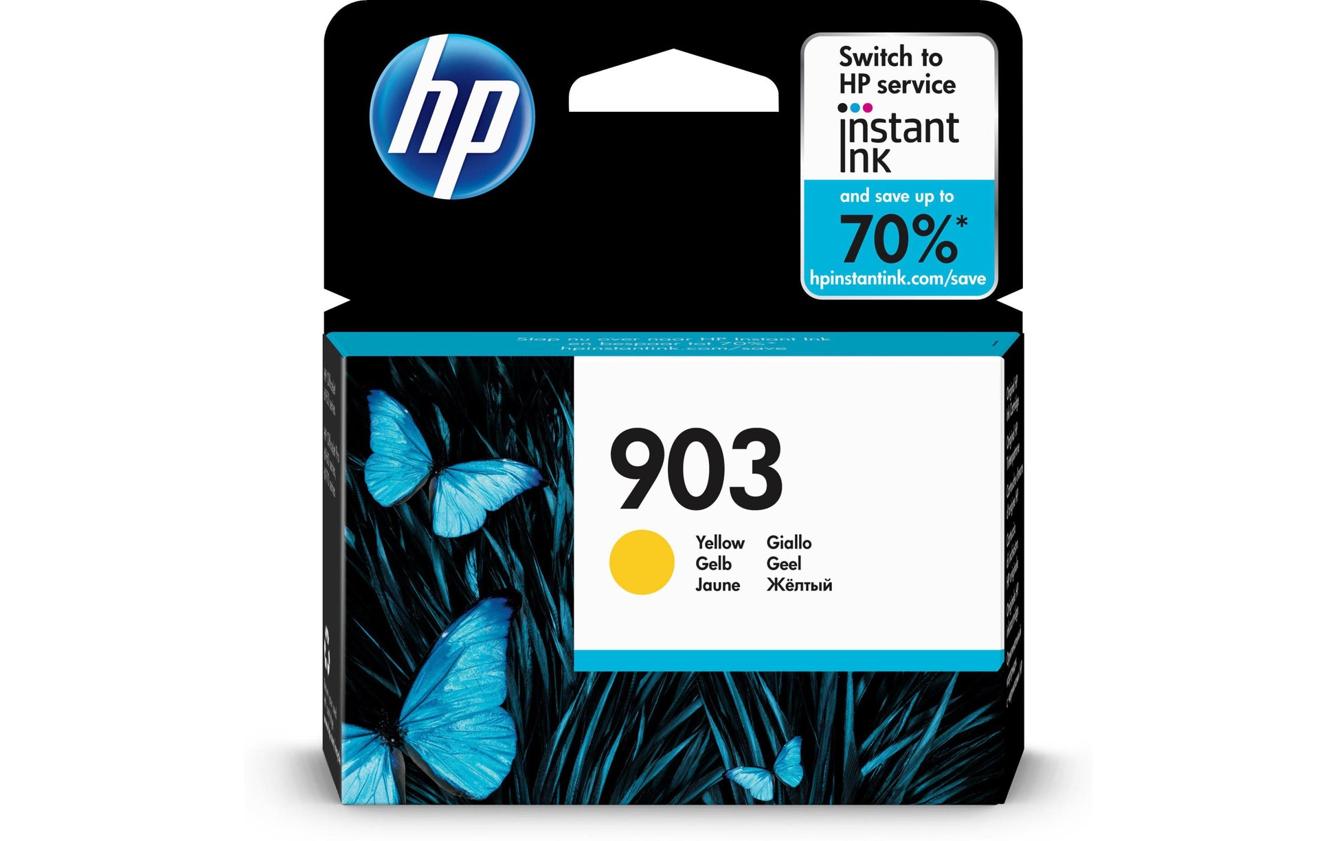 HP Tintenpatrone 903, Gelb, 315 Seiten – für Tintenstrahldrucker/Multifunktionsgeräte