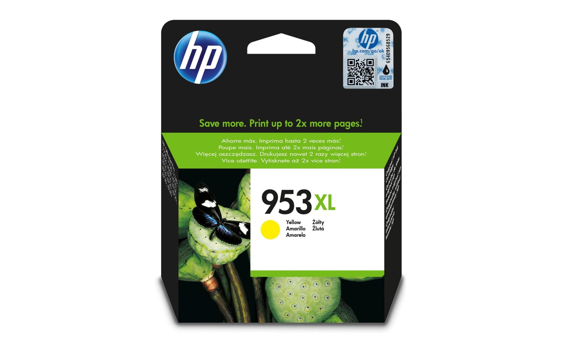 HP Tintenpatrone 953XL, Gelb, XL, 1'450 Seiten – für OfficeJet Pro 8710/8720/8730 u. a.