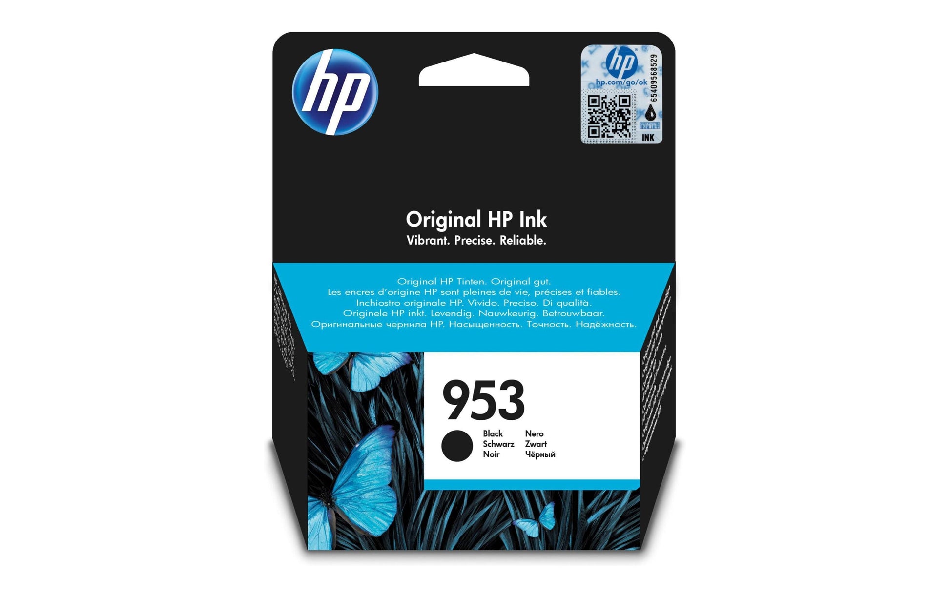 HP Tintenpatrone 953, Schwarz – für Tintenstrahldrucker und Multifunktionsgeräte
