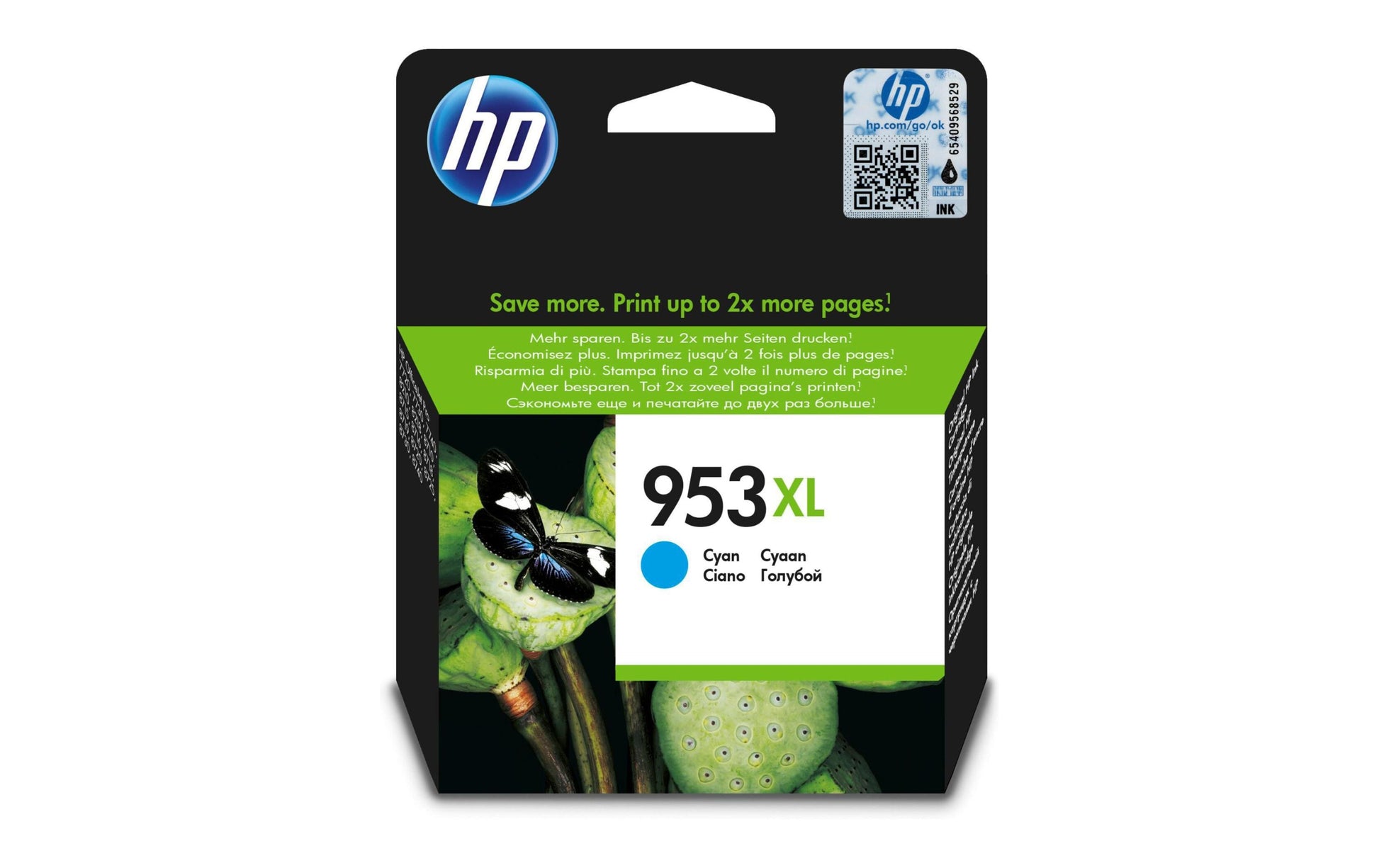 HP Tintenpatrone 953XL, cyan, 1'450 Seiten – für Tintenstrahldrucker/Multifunktionsgeräte