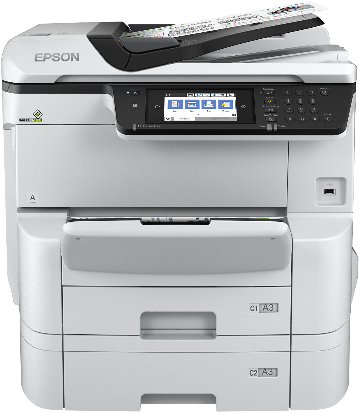Epson WorkForce Pro WF-C8690DTWF – Farbiges Tintenstrahl-MFP
