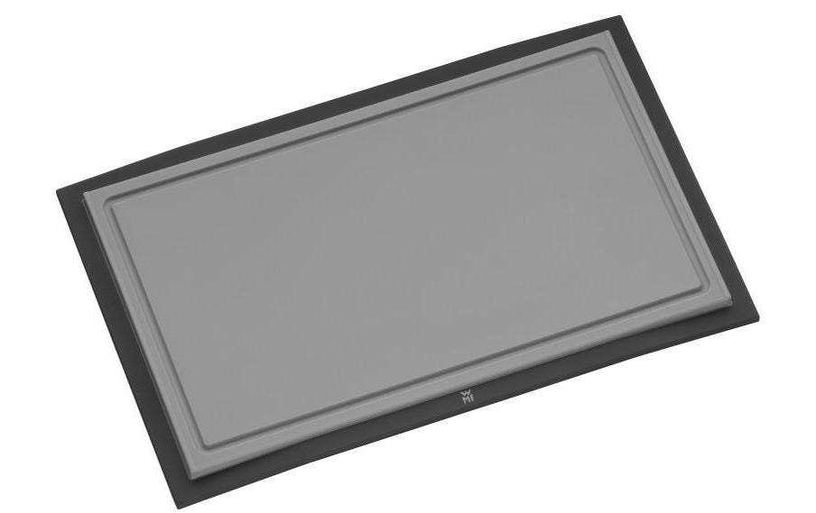WMF Schneidebrett 32 × 20 cm, Kunststoff, mit Saftrille, schwarz