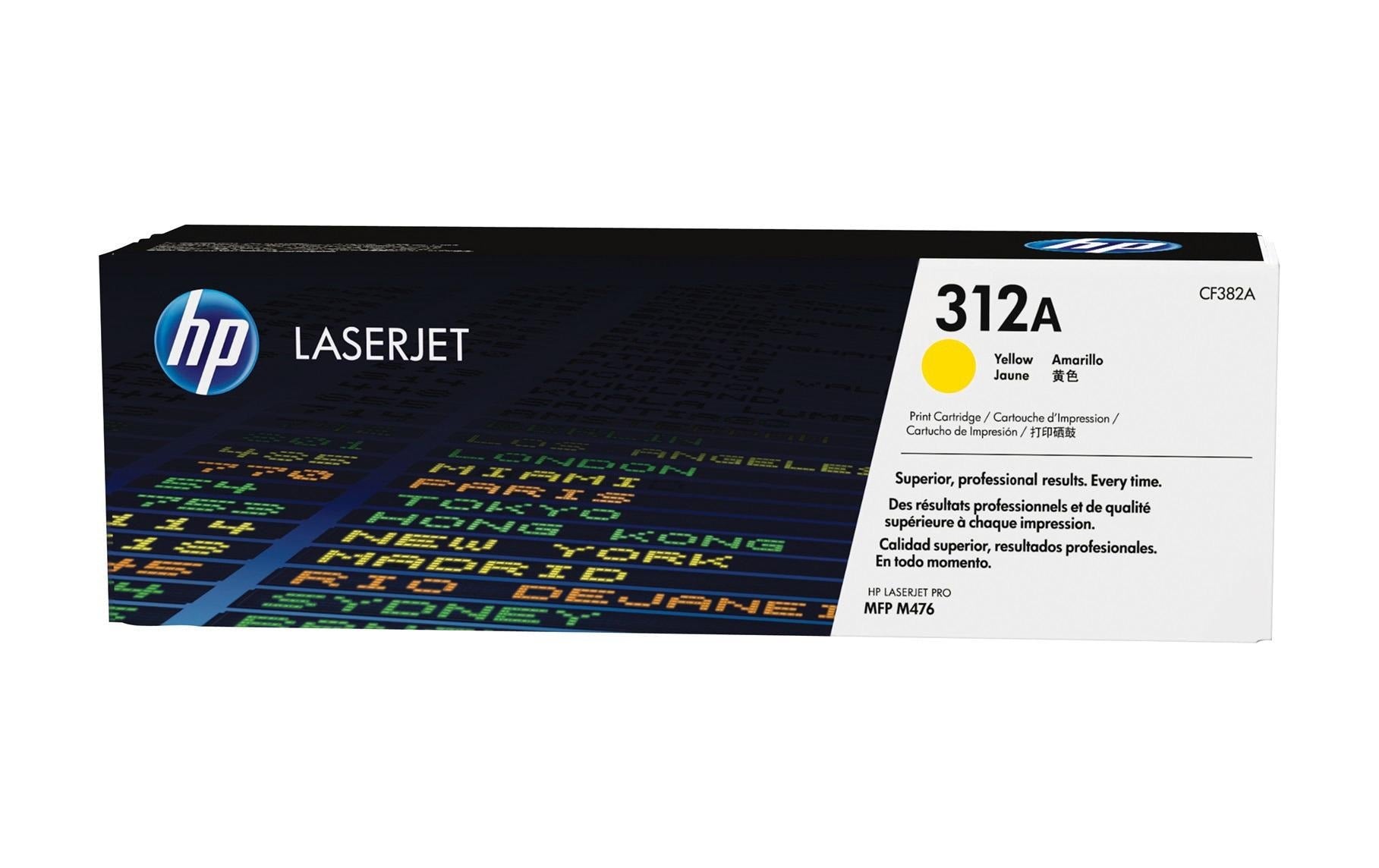 HP Toner 312A – Gelb, 2700 Seiten – für Farb-Laserdrucker/Multifunktionsgeräte