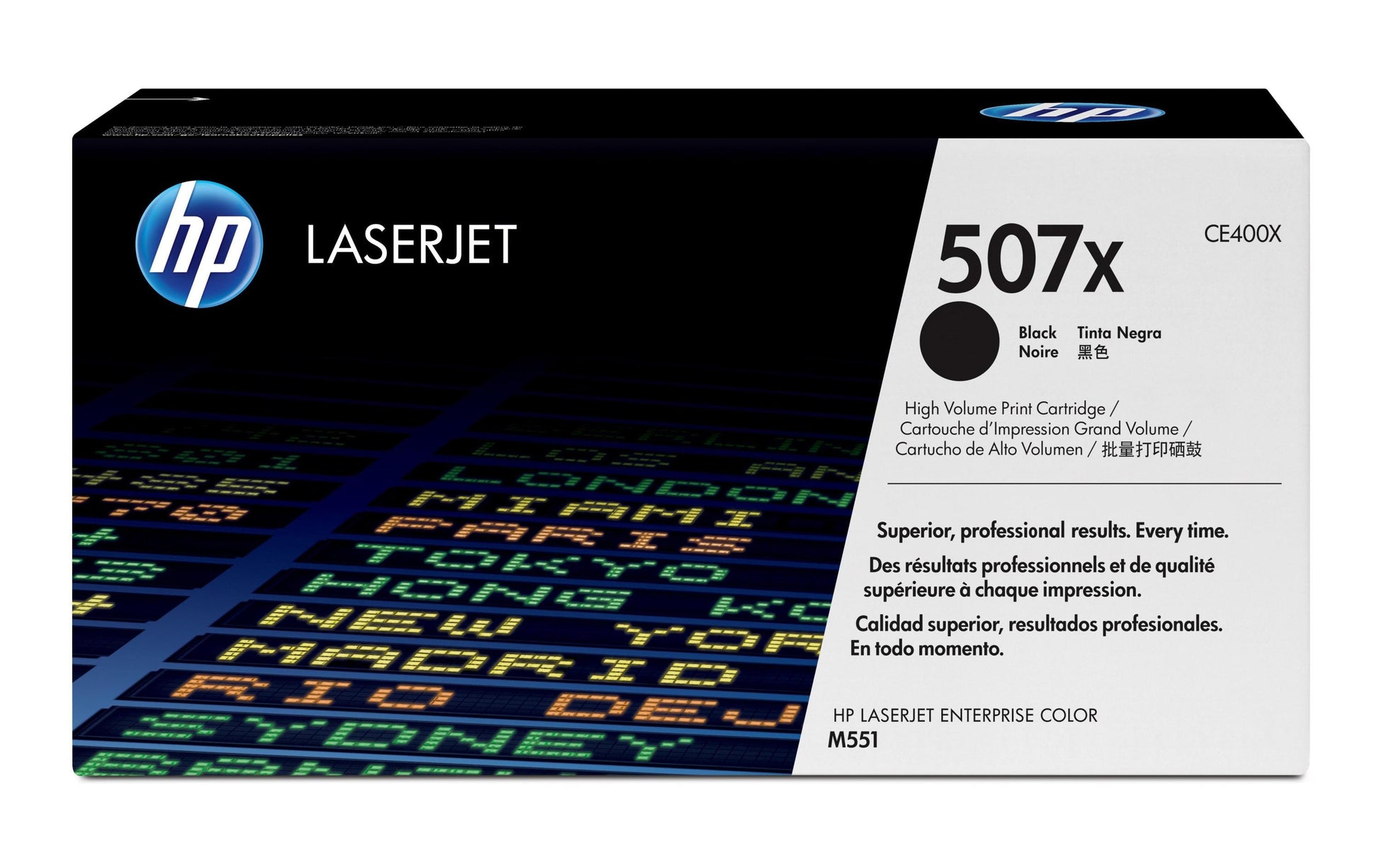 HP Toner 507X – Schwarz, 11000 Seiten