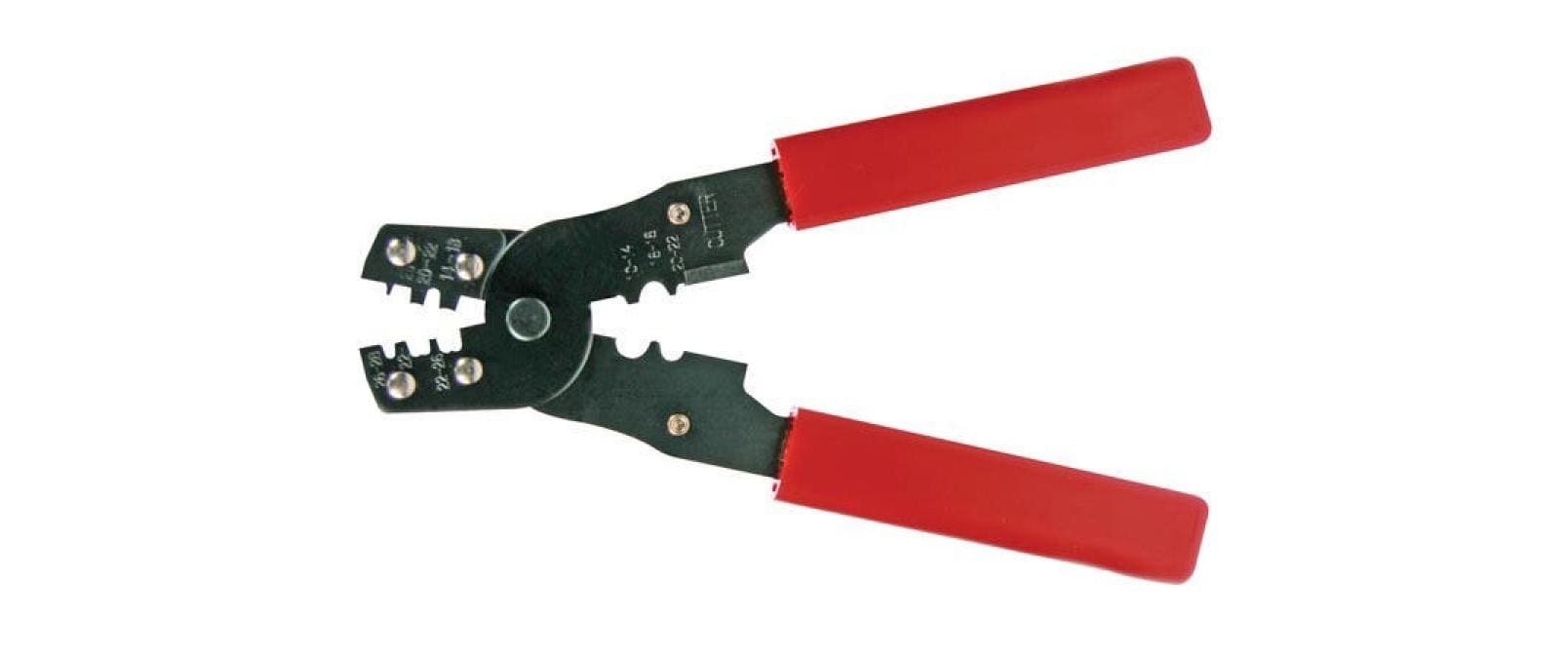 Velleman Crimpzange, 180 mm, für Kabel AWG 10–12, 14–16, 18–20 – VTECT2