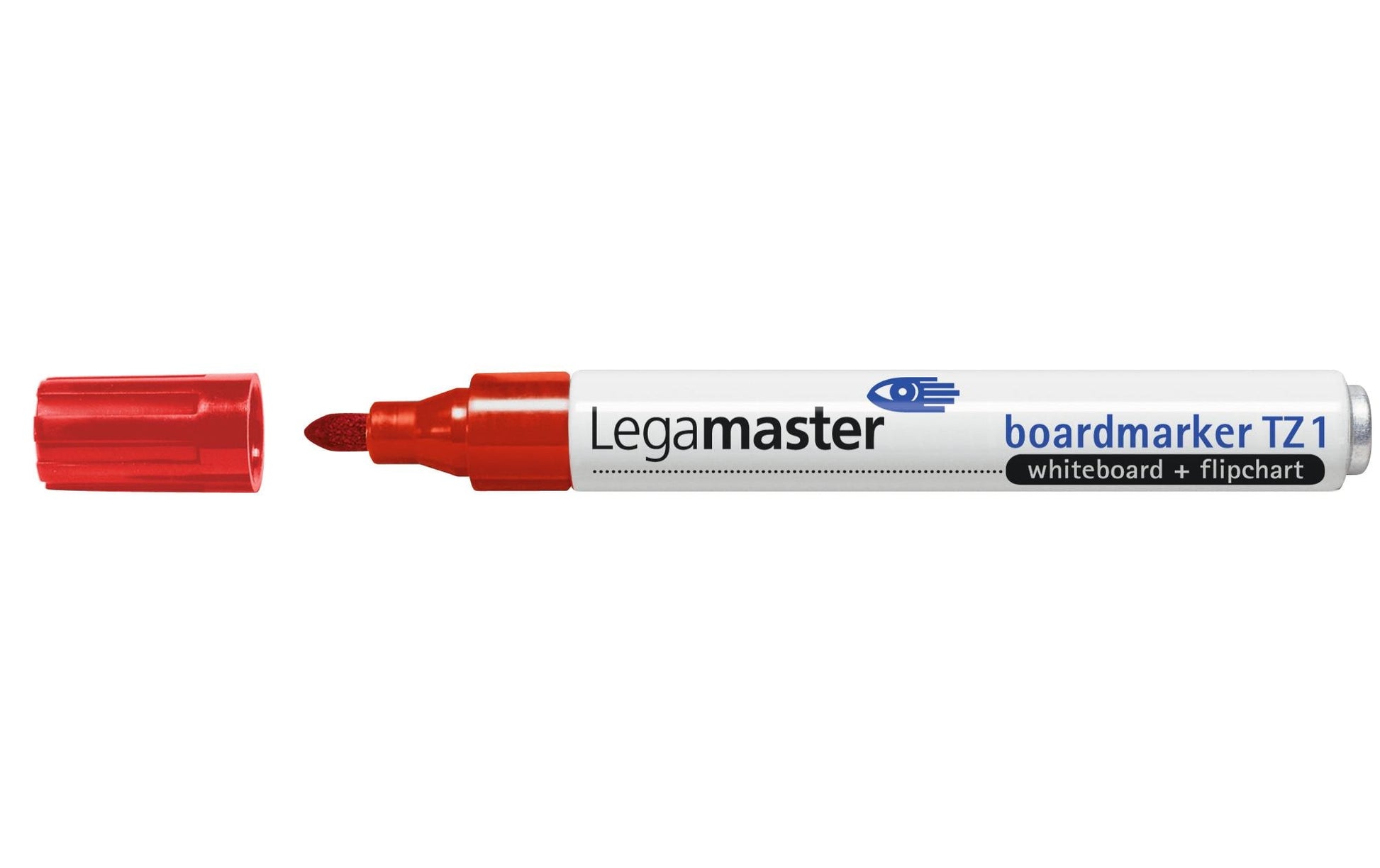 Legamaster Board-Marker TZ 1 – Rundspitze 1,5-3 mm – Rot – Trocken abwischbar
