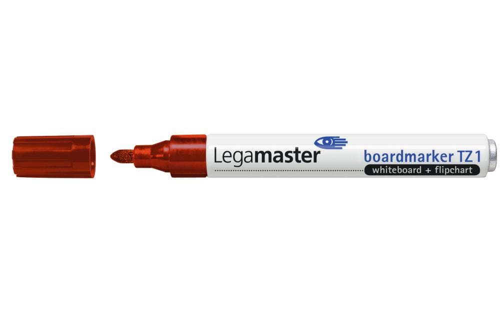 Legamaster Whiteboard-Marker – 1,5–3 mm, braun, 10 Stk., trocken abwischbar, nachfüllbar – für Whiteboards
