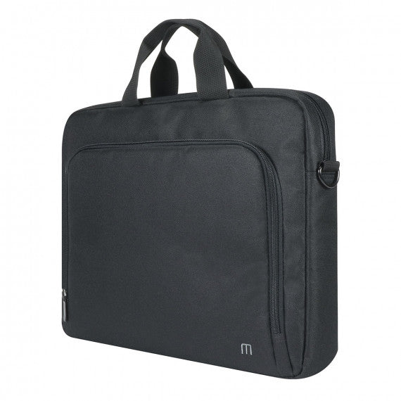 Mobilis Notebook-Tasche 16" – Abnehmbarer Schultergurt, Fronttasche – Schwarz