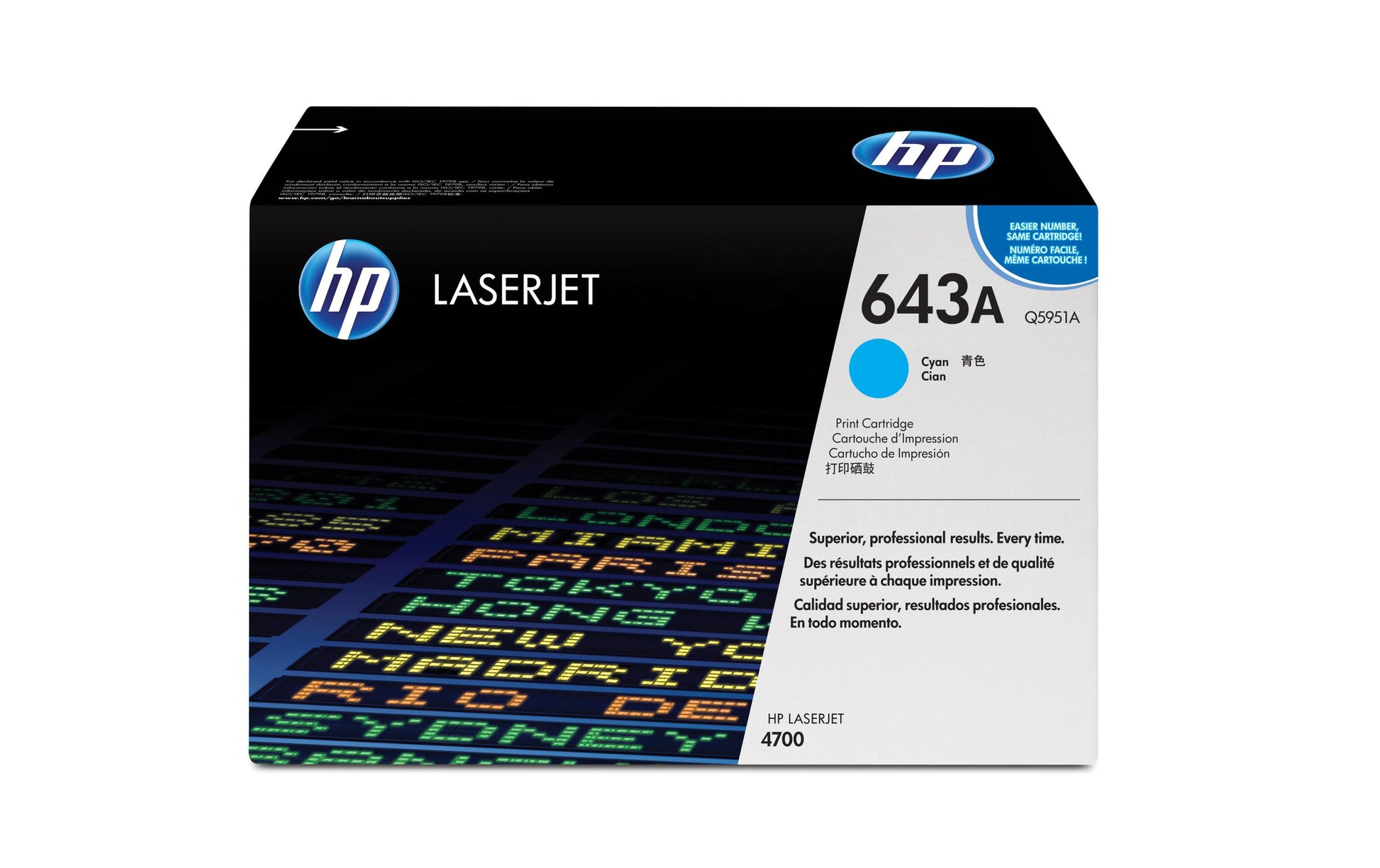 HP Toner 643A – cyan, 10000 Seiten