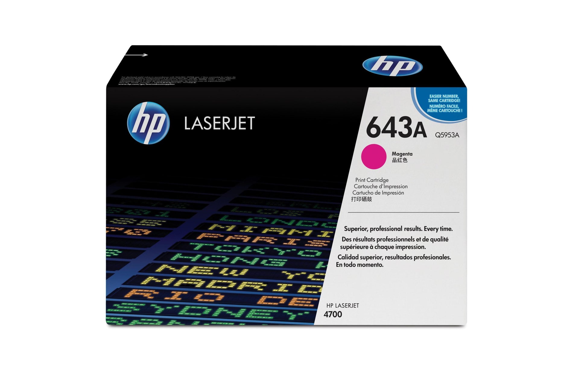 HP Toner 643A – magenta, 10000 Seiten