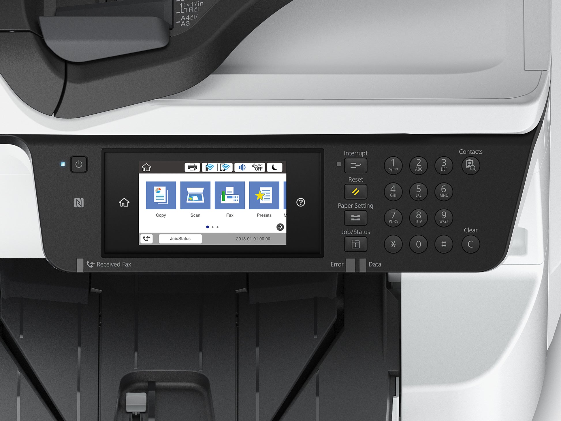 Epson WorkForce Pro WF-C8690D3TWFC – Farbiges Tintenstrahl-MFP A3, 3-in-1 – USB/LAN/WLAN – 24 ppm S/W