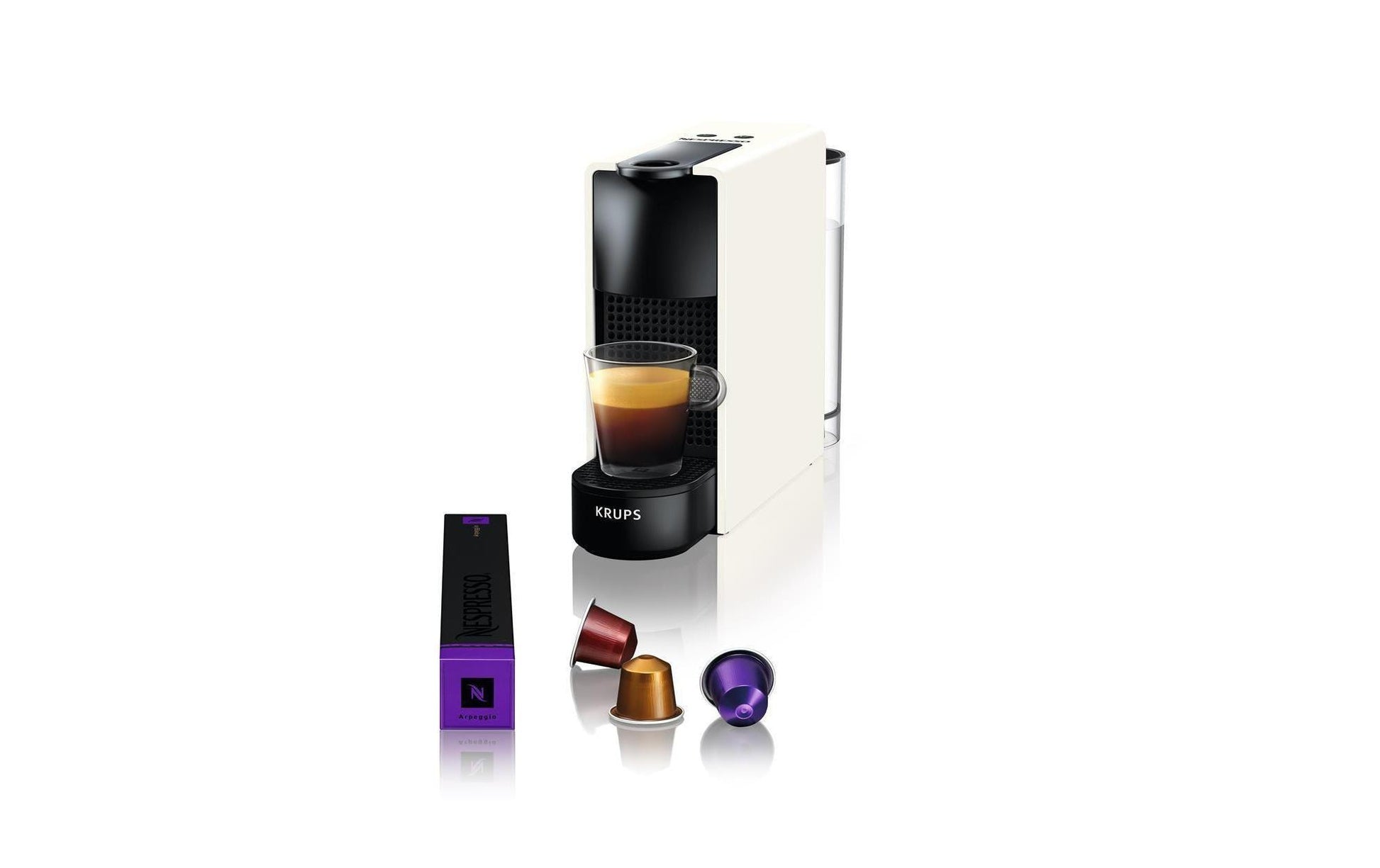 Krups XN1101 – Essenza Mini, Pad-Kaffeemaschine, 0,6 l Wassertank