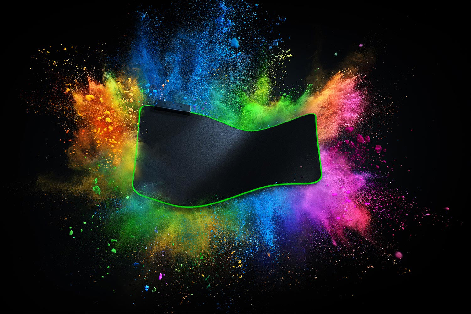 Razer Goliathus Extended Chroma – Gaming-Mauspad, USB, 2,1 m, Schwarz