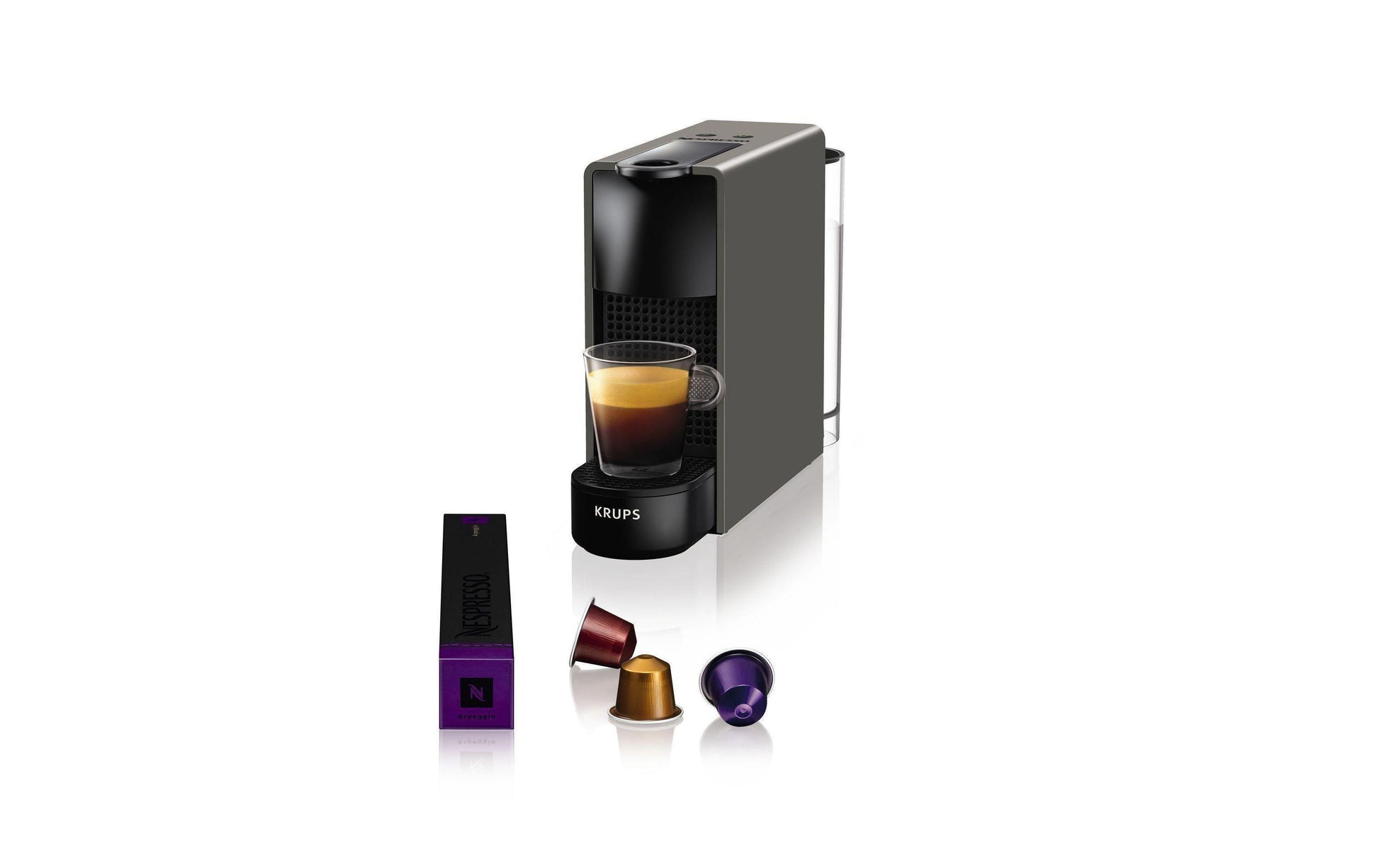 Krups Essenza Mini XN110B Kapselmaschine – für Nespresso-Kapseln, 19 bar, 0,6 l, Schwarz