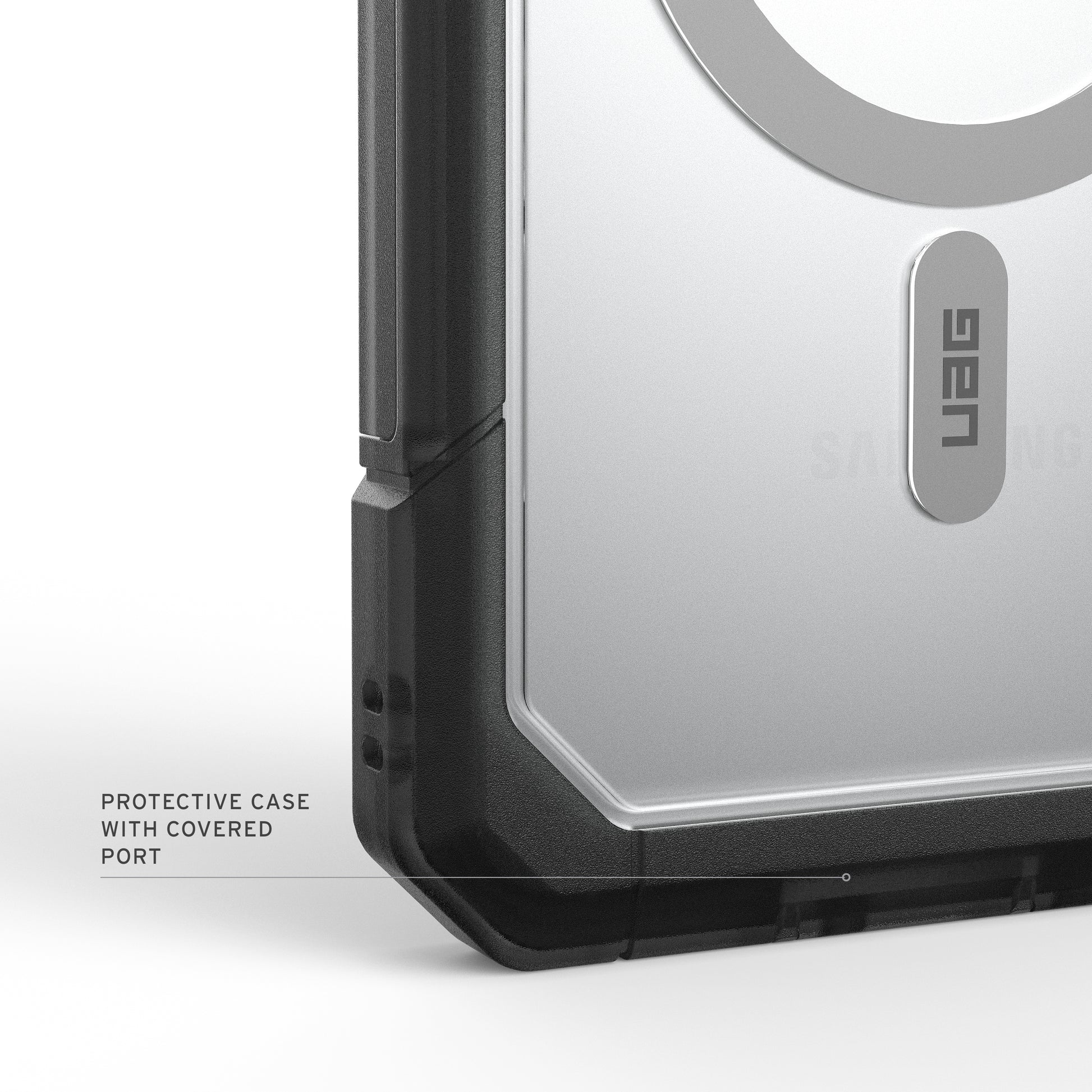 Urban Armor Gear UAG Trooper Backcover – für Samsung Galaxy S26 Ultra, MagSafe, mit Ständer, PC, Transparent