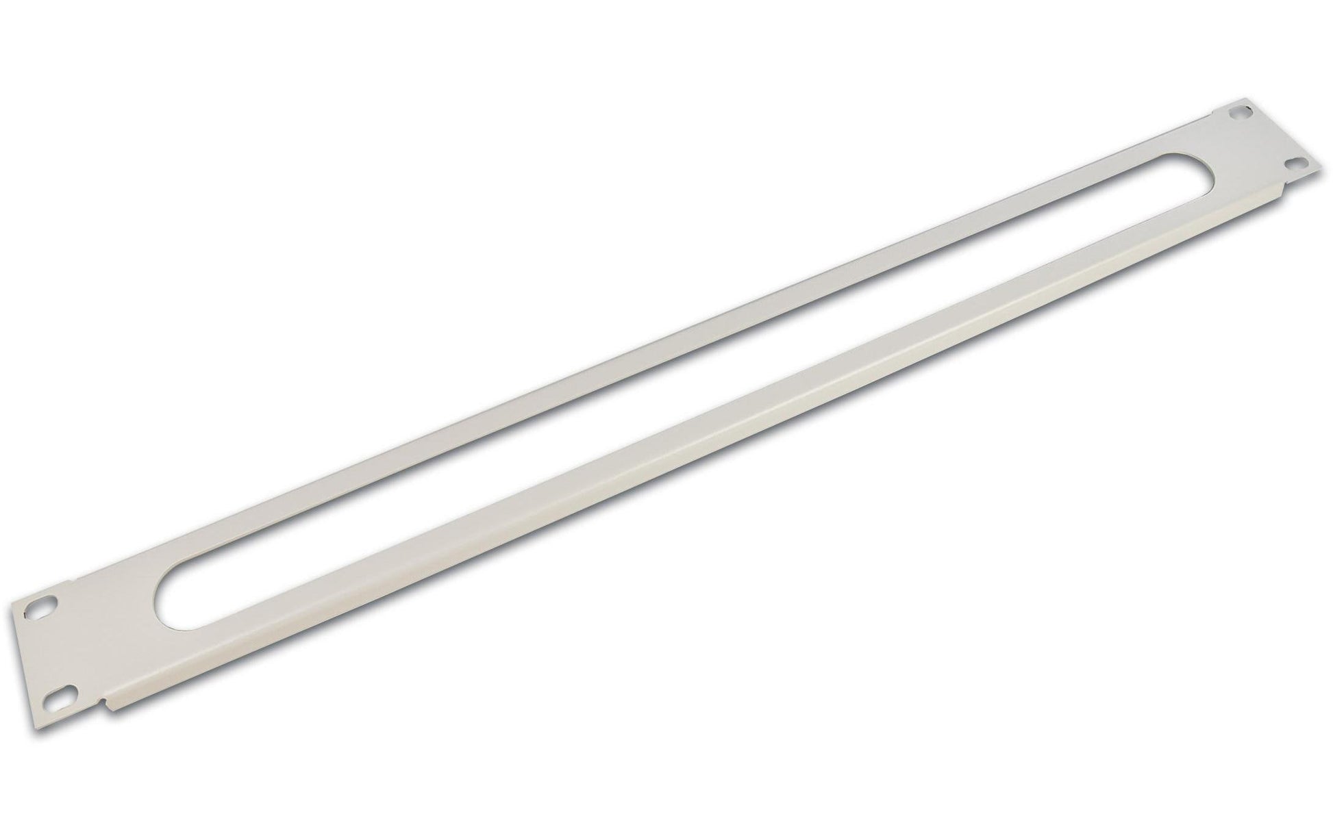 Wirewin Kabeldurchführungspanel – 19", 1U, 483 mm, Metall, Grau, ohne Bürste