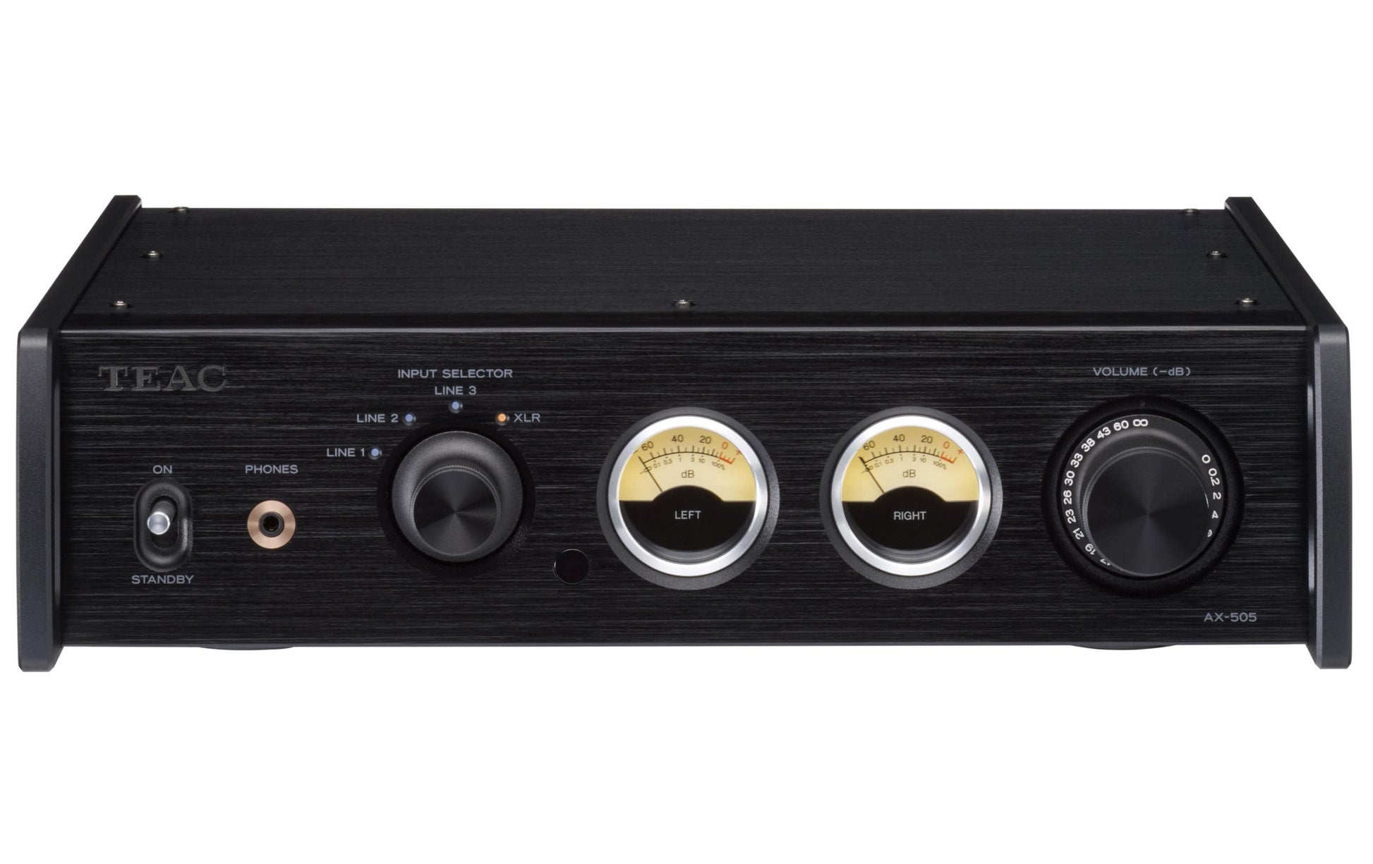 TEAC AX-505-B – Stereo-Vollverstärker, USB/DAC, 2,0 Kanäle, 115 W (4 Ω)